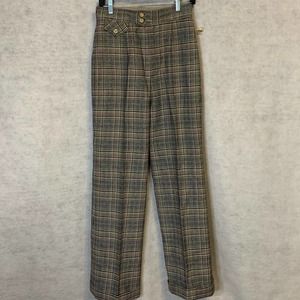 Alison Roberts Vintage Cuffed Plaid Pants NWT